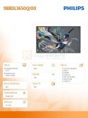 Monitor 98BDL3650Q 98 cali Public Display