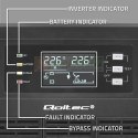 QOLTEC ZASILACZ AWARYJNY UPS 6KVA | 6000W | POWER FACTOR 1.0 | LCD | EPO | USB | ON-LINE