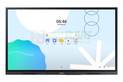 Monitor interaktywny WA65D 65 cali Dotykowy 16h/7 400(cd/m2) 3840x2160 (UHD) Android 13 3xHDMI 5xUSB 1xRJ45 WiFi/BT 3 lata d2d (