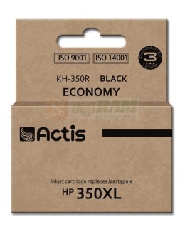 Actis KH-350R Tusz (zamiennik HP 350XL CB336EE; Standard; 35 ml; czarny)