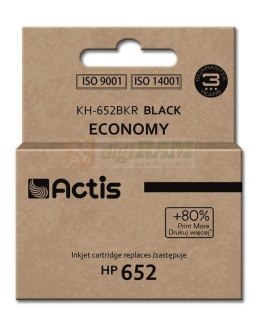 Actis KH-652BKR Tusz (zamiennik HP 652 F6V25AE; Standard; 15 ml; 650 stron, czarny)