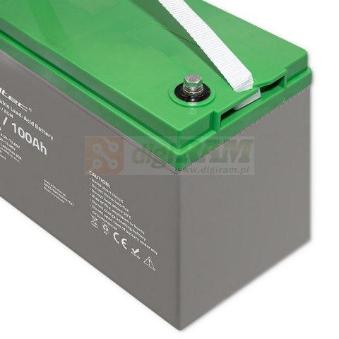 Akumulator AGM | 12V | 100Ah | max.30A