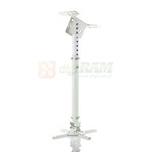 Uchwyt podwieszany 45-76cm do projektora P-107W 15KG Biały