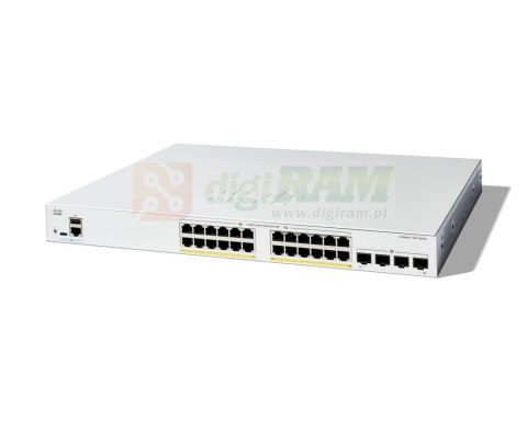 Cisco C1200-24FP-4G 24Fp-4G Smart Switch, 24 Port