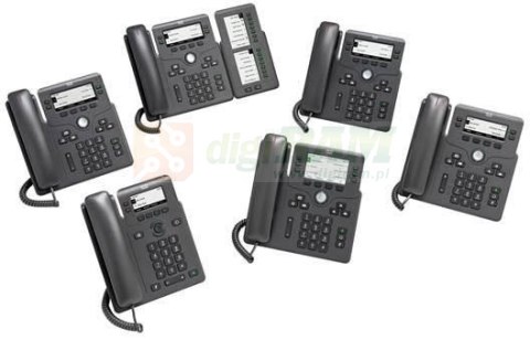 Cisco CP-6861-3PW-CE-K9= 6861 Ip Phone Black 4 Lines