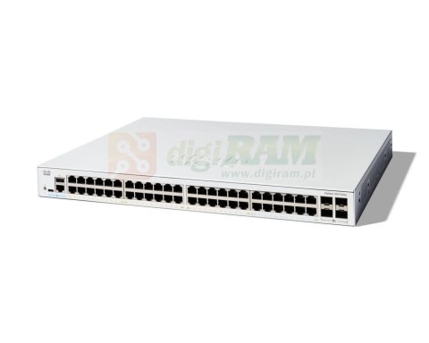 Cisco C1200-48T-4X -48T-4X Smart Switch, 48 Port