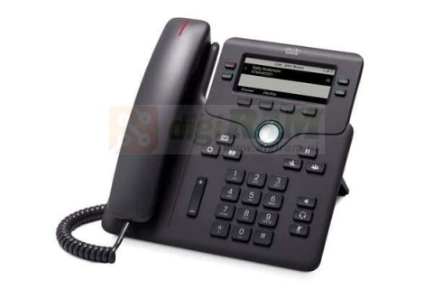 Cisco CP-6851-3PCC-K9 Ip Phone Black 4 Lines Wi-Fi