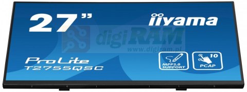 Monitor 27 cali T2755QSC-B1 Dotyk, USB, HDMI, IPS, QHD