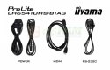 Monitor 65 cali LH6541UHS-B1AG VA,4K,24/7,LAN,USB,HDMI,500cd/m2, Haze(25%),2x10W,Pion/Poziom
