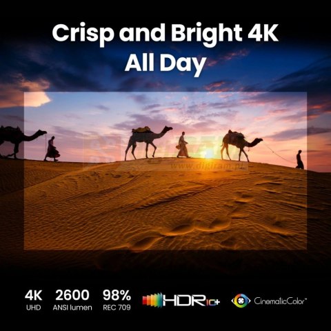 Projektor GP520 4K LED 2600ansi/4K/HDMI