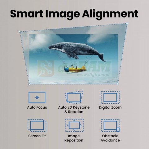 Projektor GP520 4K LED 2600ansi/4K/HDMI