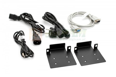 Zasilacz awaryjny UPS Online Rack 19" LCD, 1500VA/1500W, 3x12V/9Ah, 8xC13, USB, RS232, RJ45