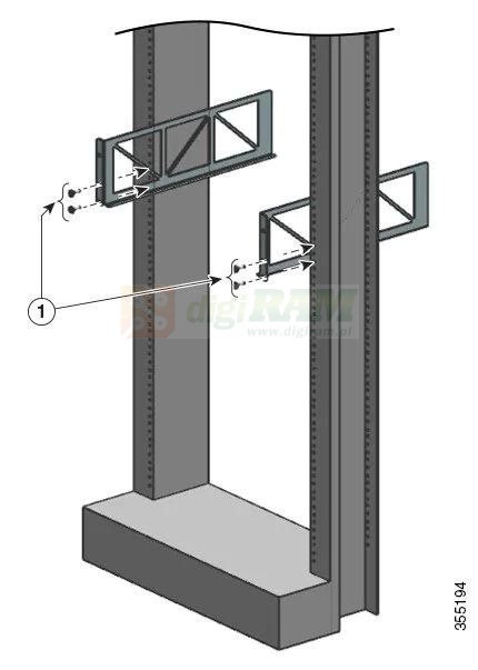 Cisco C9407-SHELF-KIT= Mounting Kit Steel