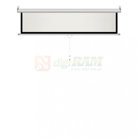 Ekran ręczny półautomat 1:1 96" 244x244cm MS-96 1:1