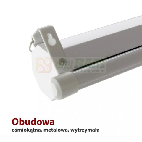 Ekran ręczny półautomat 1:1 96" 244x244cm MS-96 1:1