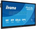 Monitor 65 cali TE6513A-B1AG INFRARED,40pkt,IPS,4K,7H,450cd/m2, WiFi,USB, ANDROID 14, Google EDLA,2x20W, UCHWYT CIENNY