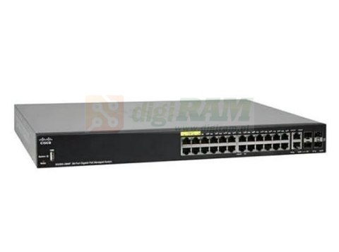 Cisco SG350-28MP-K9-RFB CISCO 28-PORT GIGABIT POE
