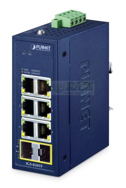 Planet IGS-820TF IP30 ?Compact size 6-Port