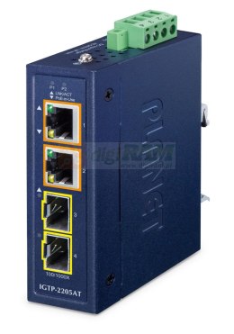 Planet IGTP-2205AT IP30 Compact size 2-Port