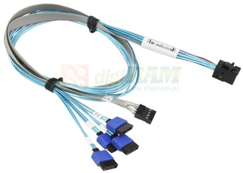 Supermicro CBL-SAST-0948-RFB MiniSAS HD to 4 SATA