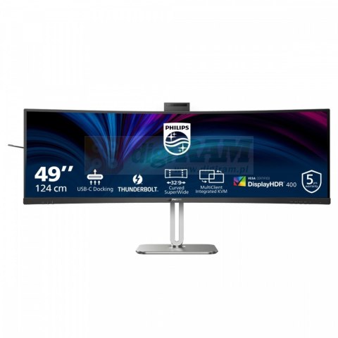 Monitor wielkoformatowy 48.8 cala 49B2U6903CH VA HDMIx2 DP RJ45 HAS Thunderbolt 4