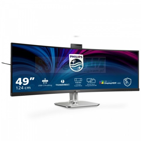 Monitor wielkoformatowy 48.8 cala 49B2U6903CH VA HDMIx2 DP RJ45 HAS Thunderbolt 4