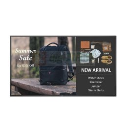 Monitor 65 cali QM-6502 4K UHD IPS 400cd/m2 4000:1