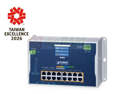 Planet WGS-5215-16UP4XV Industrial L2+ 16-Port