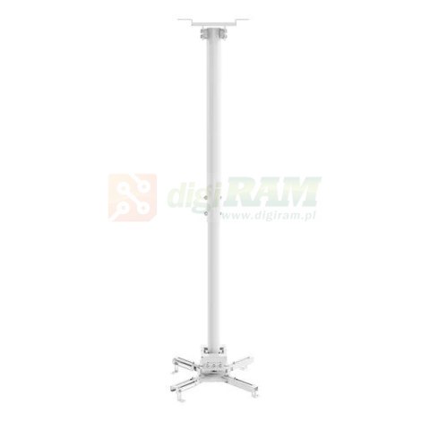 Uchwyt sufitowy do projektora CL25-550WH1 35kg 74,5-114,5cm