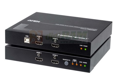 Aten CE824-AT-G USB HDMI Dual View HDBaseT