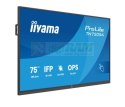 Monitor 75 cali TN7505A-B1AG IPS,4K,40pkt,500cd,nonOS,1200:1,5ms, DeepContrast-IR+, 1xVGA,2xHDMI,DP,USB-C(PD65W),2xRJ45,2x20W