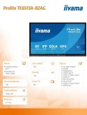 Monitor interaktywny 65 cali TE6513A-B2AG INFRARED,40pkt,IPS,4K,7H,500cd/m2, WiFi,USB, ANDROID 14, Google EDLA,2x20W, UCHWY