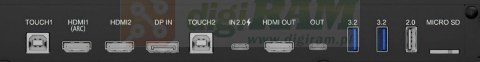 Monitor interaktywny 86 cali TE8615A-B2AG IPS,4K,40pkt,550cd,DeepContrast-IR+, HDMI x2,DP,USB-C, 2 x 20W, OPS Slot x1, 5xUSB,