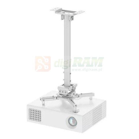 Uchwyt sufitowy do projektora CL25-540WH1 h:60,5-90,5 cm biały