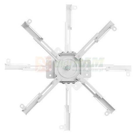 Uchwyt sufitowy do projektora CL25-550WH1 h:74,5-114,5 cm biały