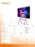 Monitor interaktywny 75MR6DE-E 75 cali 4K GoBoard Advanced Interactive Display