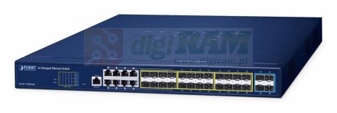 Planet GS-6311-16S8C4XR Layer 3 16-Port 100/1000X SFP