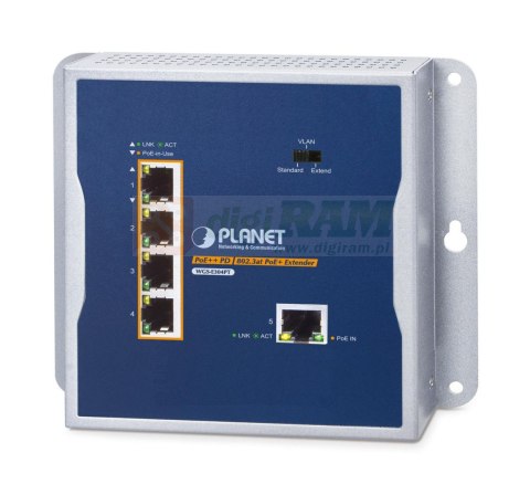 Planet WGS-E304PT IP30 Industrial 1-Port 95W