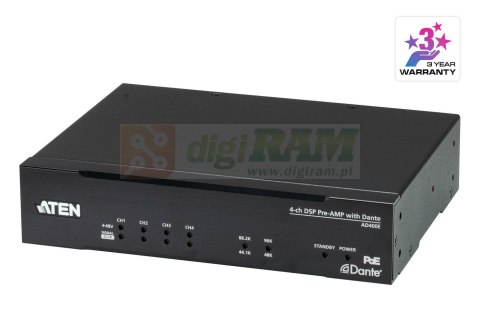 Aten AD400E-AT 4-ch Mic/Line with DSP and
