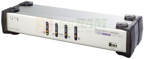 Aten CS1744C-AT 4 port USB Dual KVM, Support