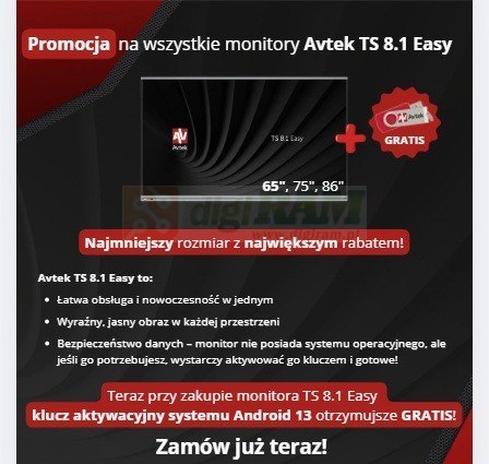 Monitor interaktywny TS 8.1 Easy 65 z Androidem