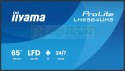 Monitor profesjonalny 65 cali LH6566UHSB-B1AG 4K, VA, A14, 800cd, 5000:1, 6,5ms, 2xHDMI, USB-C, RJ45, 2xUSB, 2x10W, WiFi, iiS